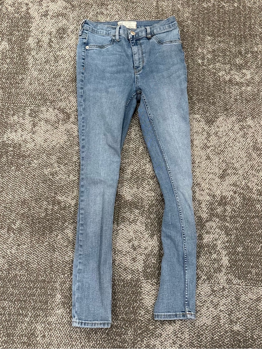 Free People Light Blue Denim Skinny Jeans Womens Size 27S
